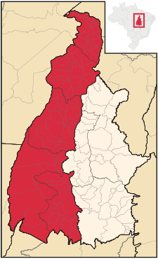 Ocidental do Tocantins Tiong-khu ê hêng-chèng hoān-ûi ê uī-tì