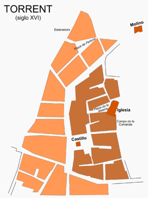 Valencia Torrente: Toponimia, Geografía, Historia