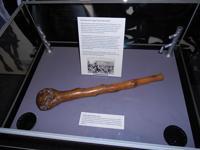 One of the bludgeons used by the rioters