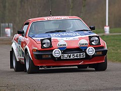 La Triumph TR7 de Lampinen au rallye du RAC 1978.