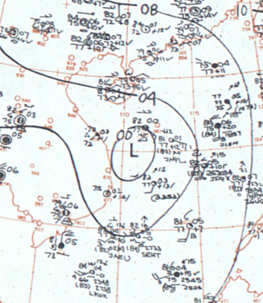 File:Tropical Storm Anita surface analysis 26 September 1964.png