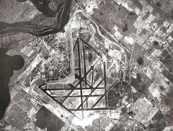 Turner Army Airfield, about 1947 still in its World War II configuration