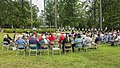 U.S. Marines, Sailors and civilians attend a 9-11 commemoration ceremony at the Camp Lejeune Memorial Gardens in Jacksonville, N.C., Sept 140911-M-SO289-002.jpg