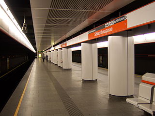 <span class="mw-page-title-main">Schlachthausgasse station</span> Vienna U-Bahn station