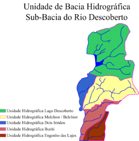 Sub-bacias da Bacia Hidrográfica do Rio Descoberto