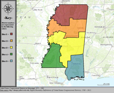 Lossless Page1 400px United States Congressional Districts In Mississippi%2C 1973 – 1982.tif 