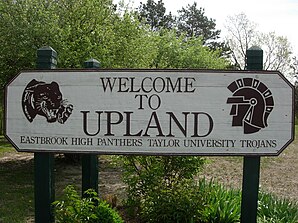 Welcome sign