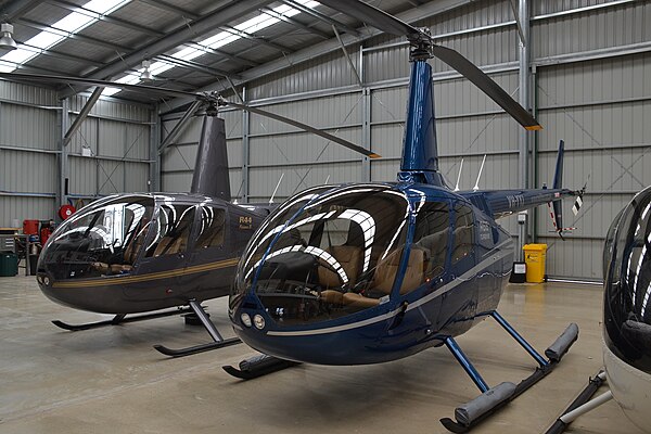 Robinson R44 (left) and R66 (right)