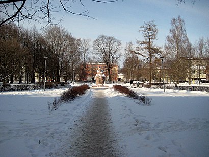 Kuidas ühistranspordiga sihtpunkti Vanemuise Park jõuda - kohast