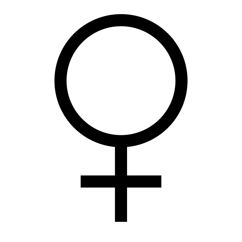 gender symbol for female