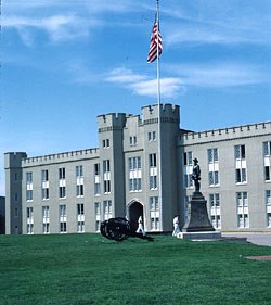 VMI Campus lawn