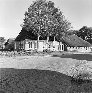 Wijster Village in Drenthe, Netherlands