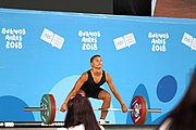 Deutsch: Gewichtheben bei den Olympischen Jugendspielen 2018; Tag 2, 10. Oktober 2018; Jungen 62 kg English: Weightlifting at the 2018 Summer Youth Olympics at 8 October 2018 – Boys' 62 kg