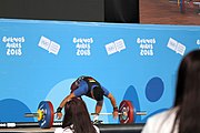 Deutsch: Gewichtheben bei den Olympischen Jugendspielen 2018; Tag 2, 10. Oktober 2018; Jungen 62 kg English: Weightlifting at the 2018 Summer Youth Olympics at 8 October 2018 – Boys' 62 kg