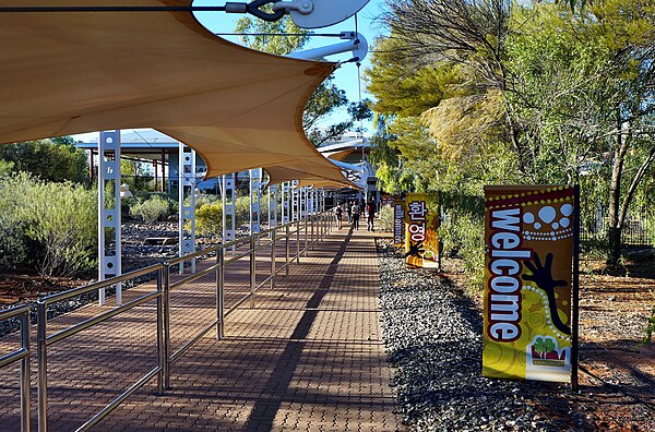 Walkway from the apron to the terminal