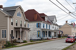 Calle principal en West Alexander