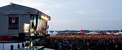 View of the main stage at the WFF 2013