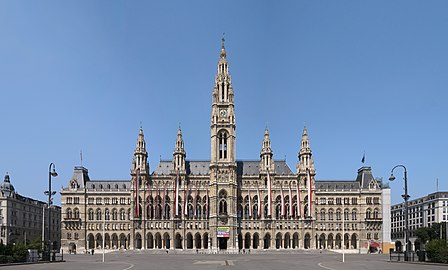 The City Hall of Vienna is inspired by that of Brussels.