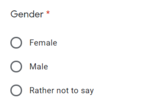 Thumbnail for Gender survey question