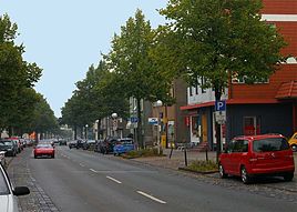 Hörder Straße, the main thoroughfare in Stockum