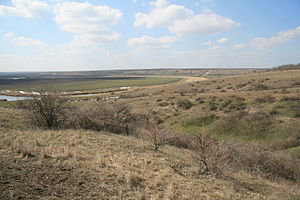 Степовий ландшафт у долині річки Висунь біля села Яковлівка