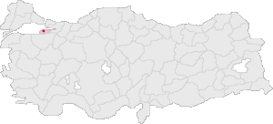 Yalova Turkey Provinces locator.gif
