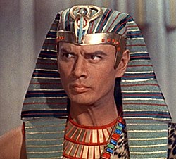 Yul Brynner som farao Ramses II i De tio budorden (1956).