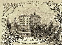 Schloss Reichstadt, Lithograph 1853 Zakupy1853.jpg