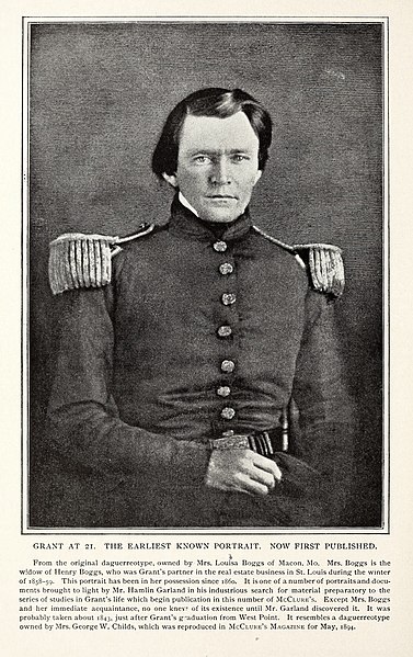 File:(Ulysses) Grant at 21. The earliest known portrait. Now first published. McClure's Magazine, Dec. 1896.jpg