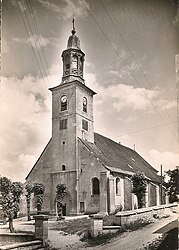 Gereja di Champvans, di awal abad ke-20