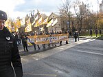 Storryska partiet vid den ryska marschen 2018.
