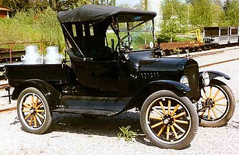 in T-Ford pick-up út 1922