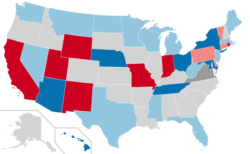 Fichier:1976 United States Senate elections results map.svg