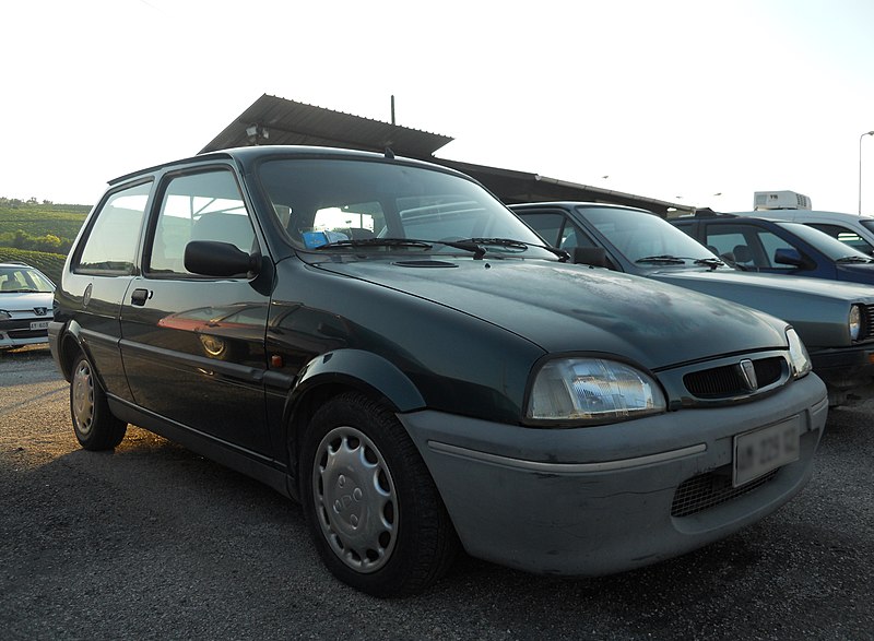 File:1996 Rover 100 Kensington SE - front, 2.jpg