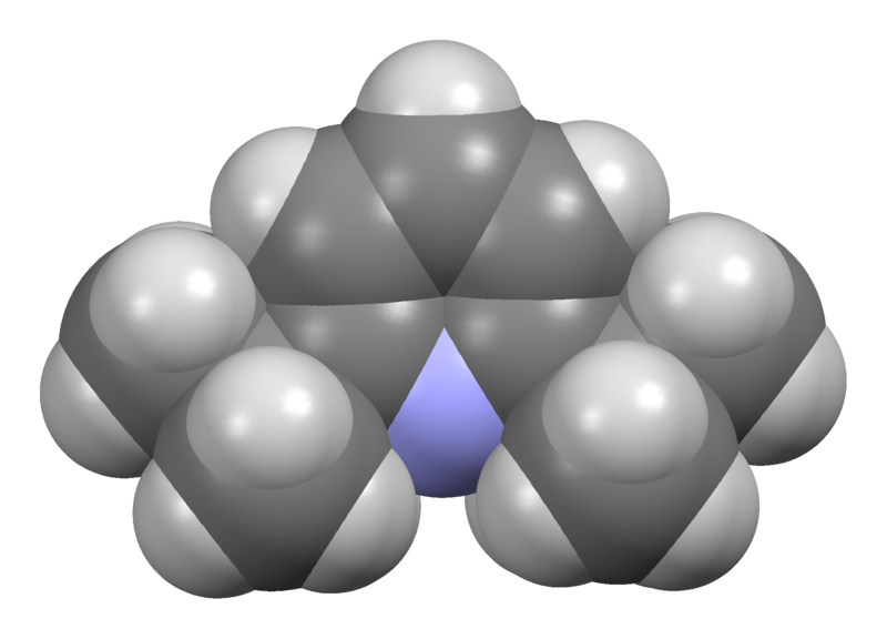 File:2,6-di-tert-butylpyridine-from-xtal-2004-Mercury-3D-sf.png