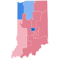 2008 United States presidential election in Indiana by congressional district