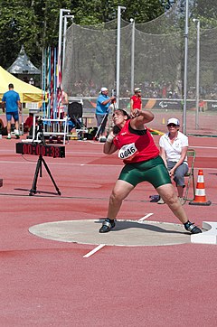 2013 IPC Athletics World Championships - 26072013 - Ines Fernandes of Portugal during the Women's Shot put - F20 4.jpg