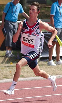 2013 IPC Athletics World Championships - 26072013 - Paul Blake of Great-Britain during the Men's 400m - T36 final.jpg