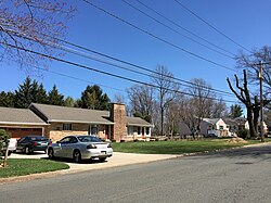 Homes along Decou Avenue in the Altura section of Ewing, New Jersey