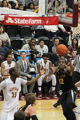 Milton Doyle, undrafted 2017 for the 2014–15 Loyola Ramblers men's basketball team