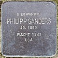 Stolperstein für Philipp Sanders