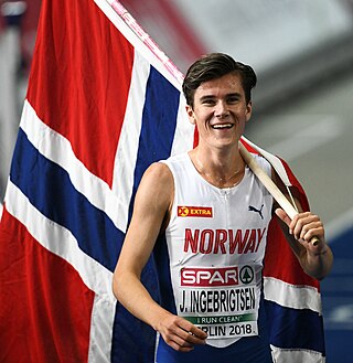 <span class="mw-page-title-main">Jakob Ingebrigtsen</span> Norwegian middle- and long-distance runner (born 2000)