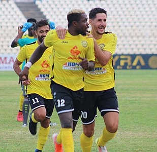 Bourj players celebrating 28 September 2019