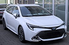 Paris, France, October 2018 Toyota Corolla Touring Sports Hybrid at