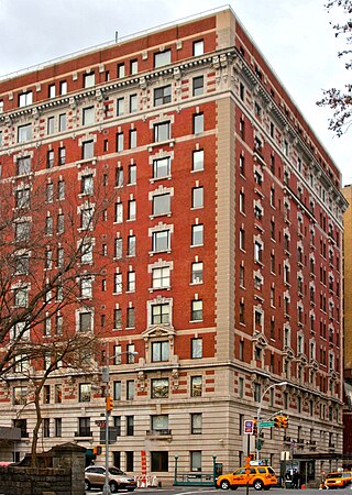 <span class="mw-page-title-main">257 Central Park West</span> Co-op apartment building in Manhattan, New York