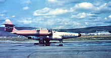 433rd FIS F-89D-75-NO Scorpion 54-191 about 1956 at Ladd AFB, Alaska 433d Fighter-Interceptor Squadron F-89C 54-191.jpg