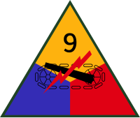 9th US Armored Division SSI