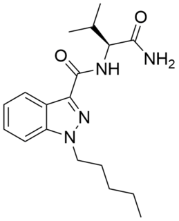 <span class="mw-page-title-main">AB-PINACA</span> Chemical compound