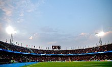 Azadi Football Stadium is the biggest venue for Iranian football (soccer). It is also the world's 3rd largest soccer stadium. ACL 2018 Final 8.jpg