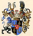 Wappen der Freiherren Eyrl von und zu Waldgries und Liebeneich (1880)